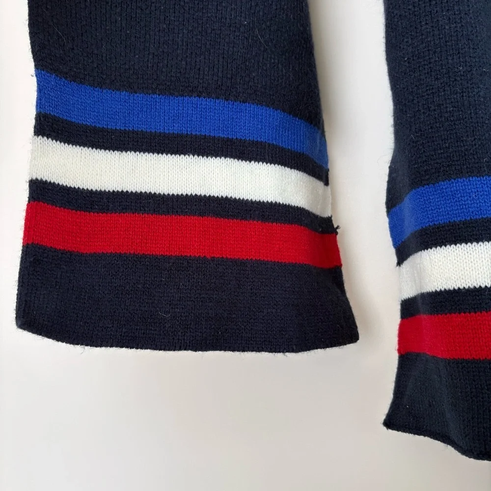 Old Navy Navy Scarf with Stripes